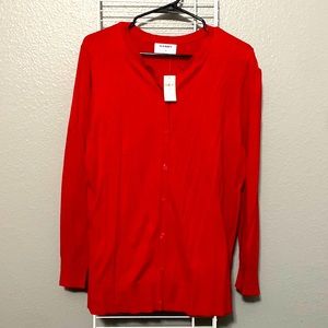 NWT Old Navy Red Cardigan